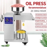  D06 Oil Press Machine Commercial |  D06 YTK Oil Extraction Equipment 2200W Power 15 to 20kg Per Hour Production Capacity 50kg Industrial Oil Expeller Machine for Commercial Seed Oil Processing and Edible Oil Manufacturing Operations