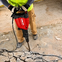  Hilti TE-1000-AVR Jack Hammer | Corded Electric Demolition Hammer 850W 120V Professional Concrete Breaking Machine 1950 RPM Heavy Duty Construction Industrial Demolition Equipment for Contractors Builders and Infrastructure Projects Pakistan