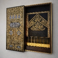  Kiswah of Holy Kaaba (1.5 ft x 1.5 ft) – Islamic Collectible
