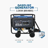  Hyundai Gasoline Generator 3.5KW | HX4900 Portable Petrol Generator | Heavy Duty Backup Generator