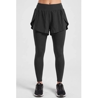  Women's High Waist Skirted Leggings Athletic Running Yoga Tennis Gym Workout Pants with Attached Skirt