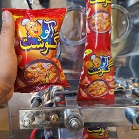  Commercial Slanty Chips Packing Machine, Automatic Vertical Snack Packaging Machine for Chips, Nimco, Kurkure, Biscuits, Dry Fruits, Candy and Food Products with Stainless Steel Construction