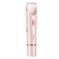  Rechargeable Electric Hair Trimmer for Women – Portable Hair Removal & Precision Grooming Device (Pink)