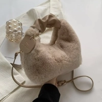  Trendy Soft Faux Fur Mini Shoulder Bag for Women